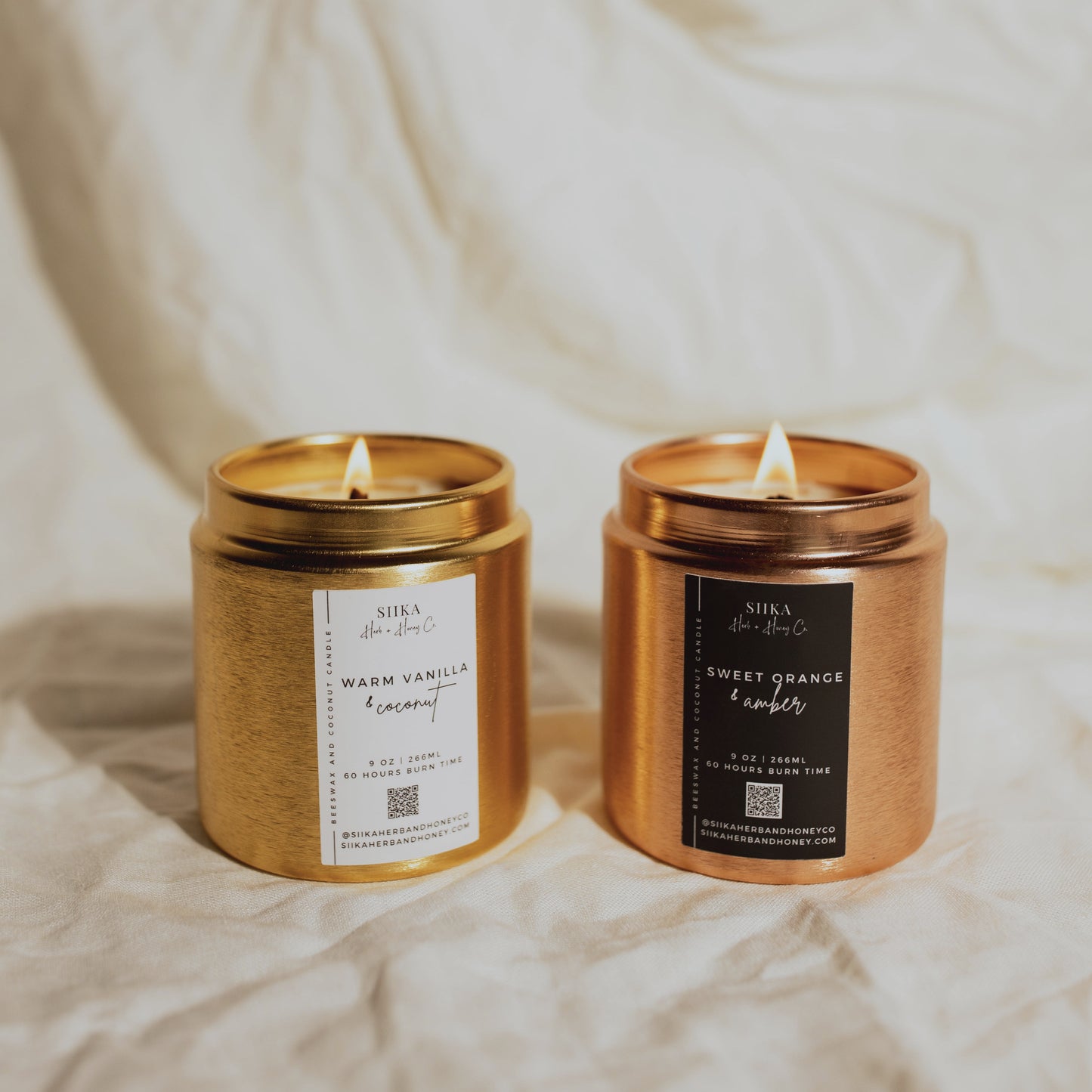 beeswax candles set | SIIKA Herb + Honey Co.
