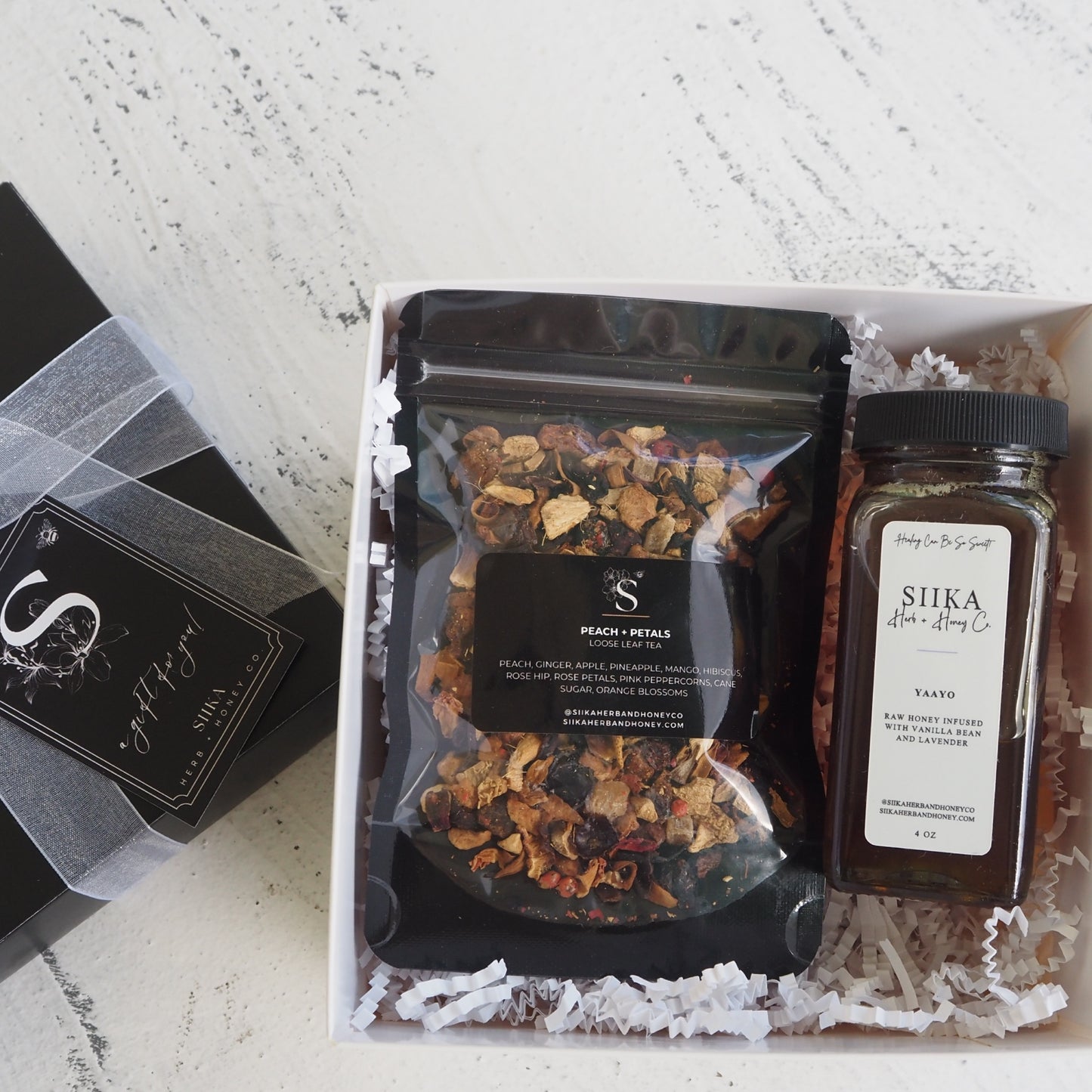tea and honey gift box