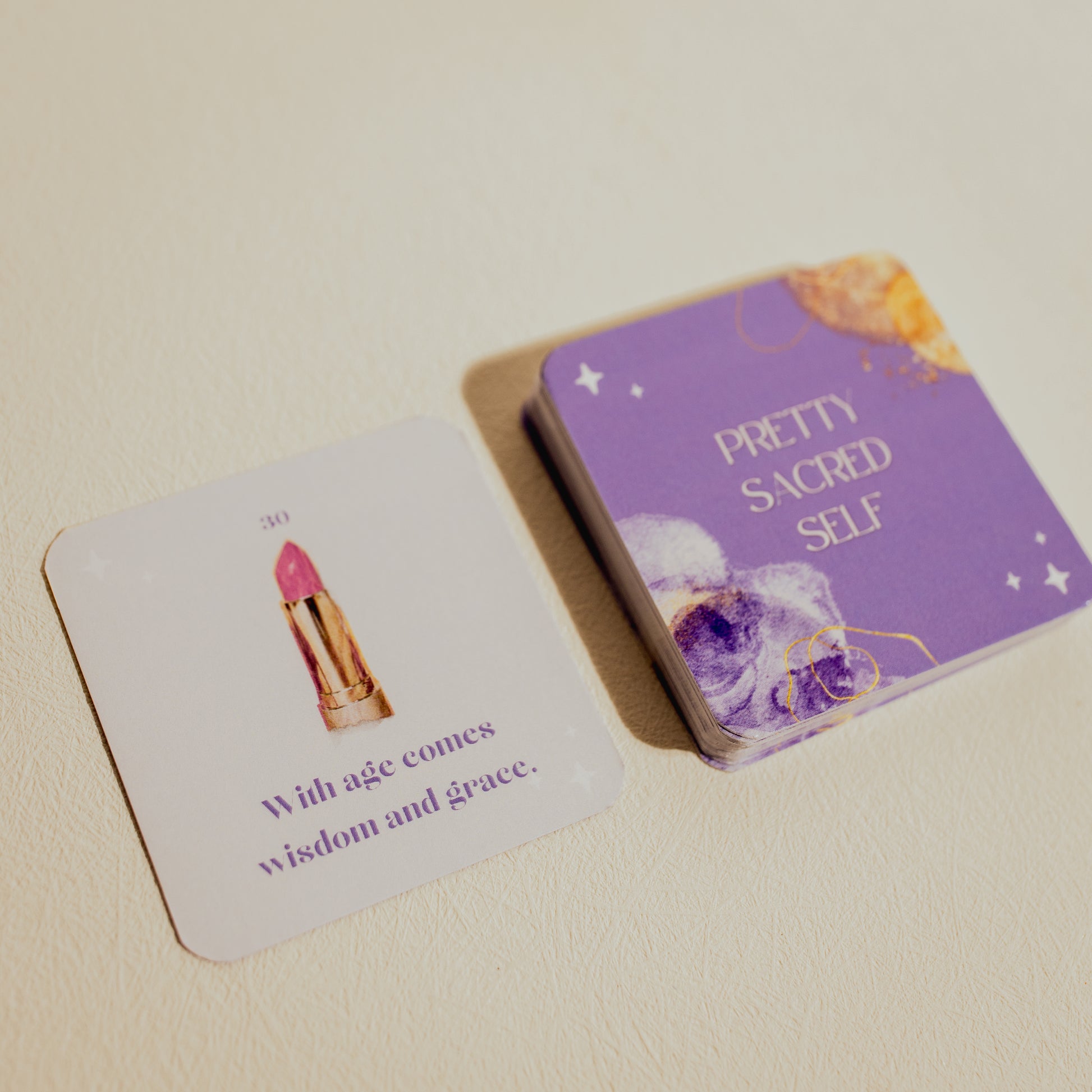 coquette affirmation cards