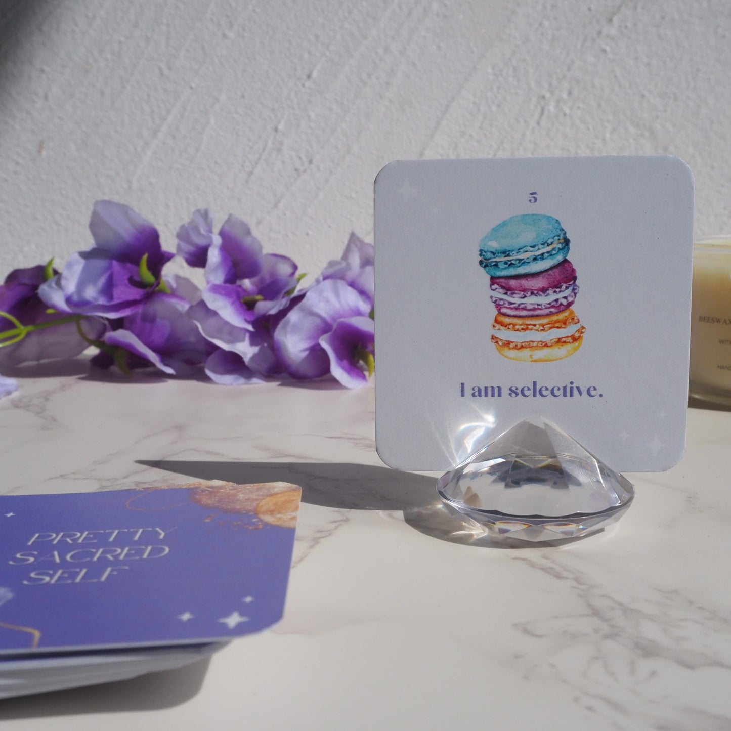 Daily Affirmations Card Deck for Feminine Flow