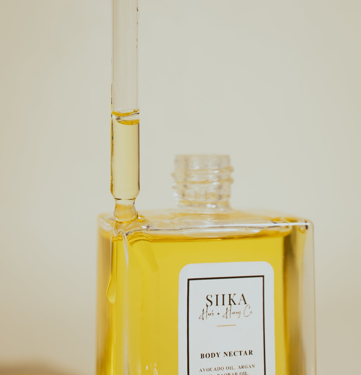 clean beauty massage oil | SIIKA Herb and Honey Co.