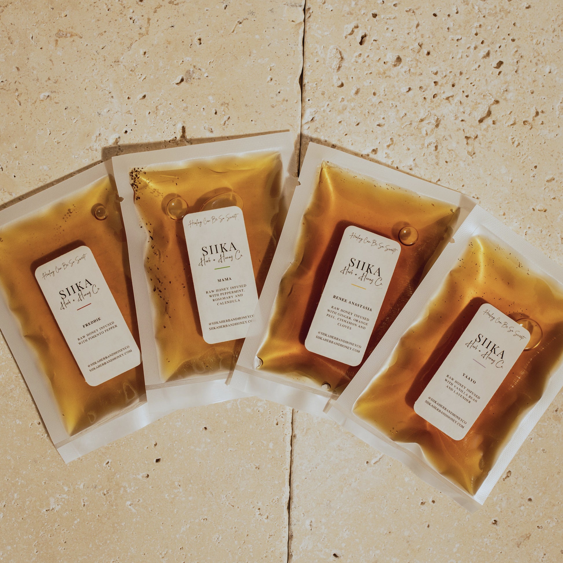 individual honey packets | SIIKA Herb + Honey Co.