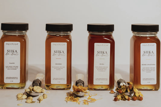 infused honey gifts | SIIKA Herb + Honey Co.
