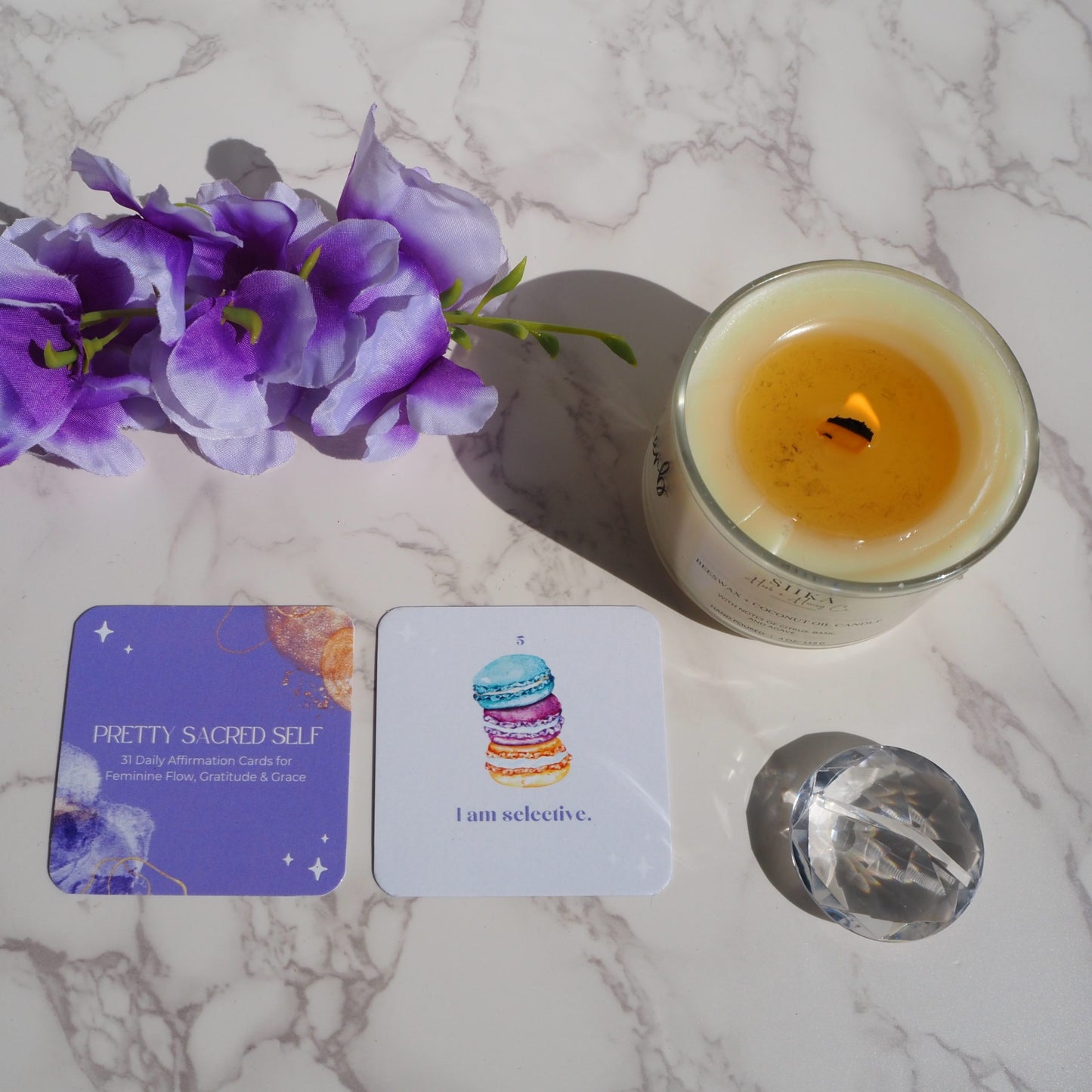 Daily Affirmations Card Deck for Feminine Flow